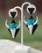 Cow Skull Rose Crown Clay Earring | Longhorn Skull Earring | Flower Earring | Chic Rose Crown | Lightweight Dangle Earring product 1